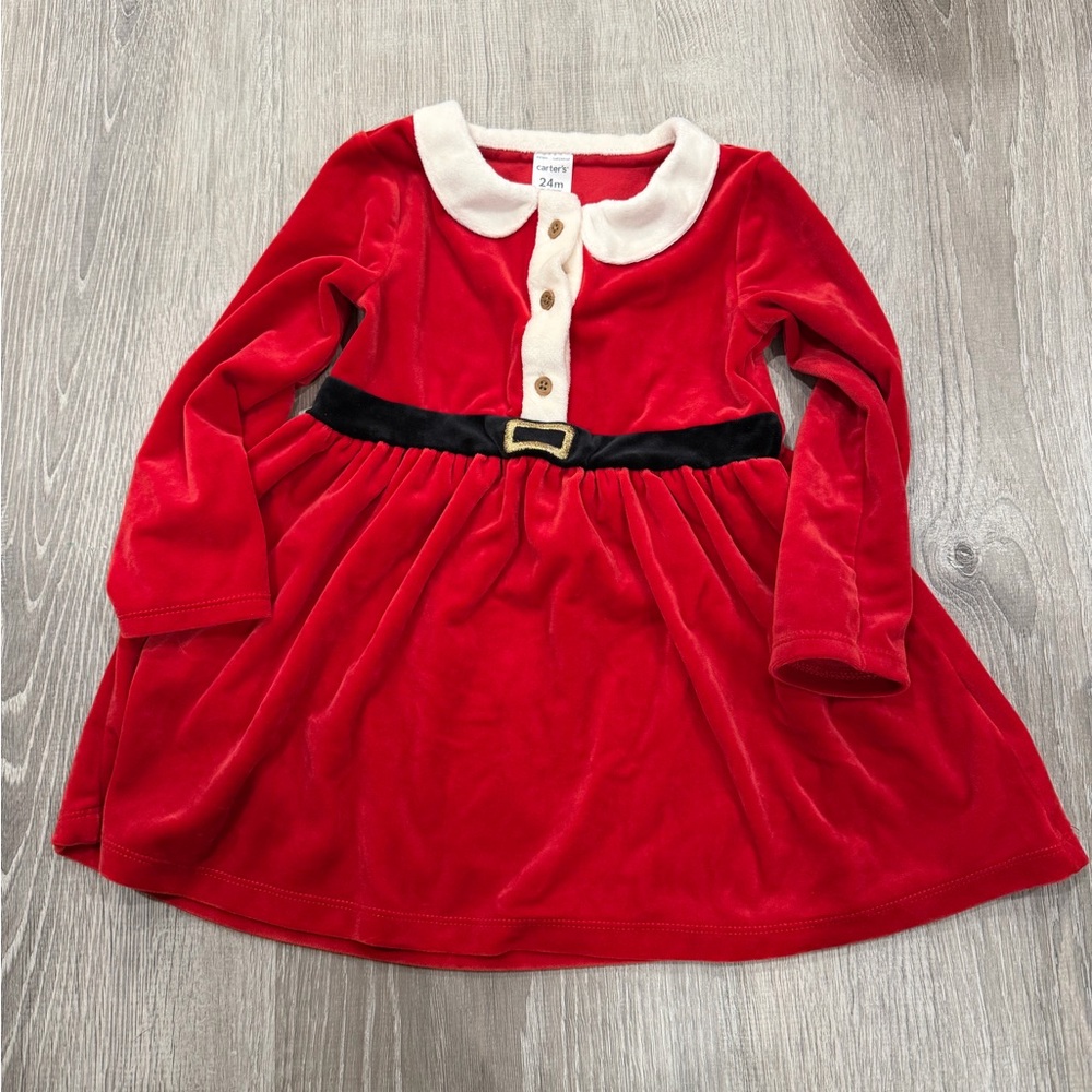 Carter's Red and White Santa Dress